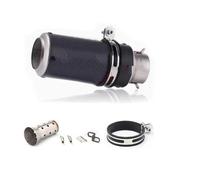 RTSMD Motorcycle Exhaust Pipe For For CBR600 51mm 60mm Muffler Escape Tube Silencer Noise Sound Eliminator Adapter Escape Pipe(Color 12,60mm)