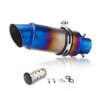 RTSMD Motorcycle Exhaust Pipe For R3 R25 MT07 MT09 R1 51/60mm Muffler Stainless Steel Escape Tube Silencer Accessories Escape Pipe(Color 13,60mm)