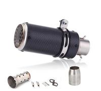 RTSMD Motorcycle Exhaust Pipe For R3 R25 MT07 MT09 R1 51/60mm Muffler Stainless Steel Escape Tube Silencer Accessories Escape Pipe(Color 10,51mm)