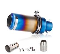 RTSMD Motorcycle Exhaust Pipe For R3 R25 MT07 MT09 R1 51/60mm Muffler Stainless Steel Escape Tube Silencer Accessories Escape Pipe(Color 14,51mm)