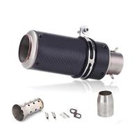 RTSMD Motorcycle Exhaust Pipe For R3 R25 MT07 MT09 R1 51/60mm Muffler Stainless Steel Escape Tube Silencer Accessories Escape Pipe(Color 9,51mm)