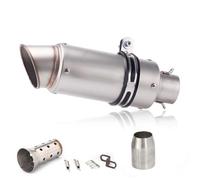 RTSMD Motorcycle Exhaust Pipe For R3 R25 MT07 MT09 R1 51/60mm Muffler Stainless Steel Escape Tube Silencer Accessories Escape Pipe(Color 8,51mm)