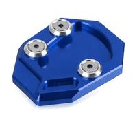 RTSMD Motorcycle Side Stand Support Pad Kickstand Enlarger Extension Plate For YZF-R1 2009-2014 Anti-skid Enlarger Base Side Stand Extension Pad(BLUE 2)