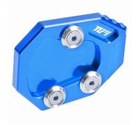 RTSMD Motorcycle Side Stand Support Pad Kickstand Enlarger Extension Plate For YZF-R1 2009-2014 Anti-skid Enlarger Base Side Stand Extension Pad(BLUE 1)