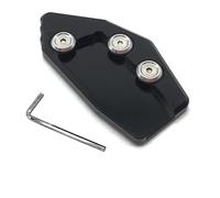 RTSMD Motorcycle Stand Extension Pad For Suzuki Burgman 650 AN650 2013-2018 DL1000 2014-2015 Kickstand Side Stand Enlarge Plate Side Stand Extension Pad(Black)