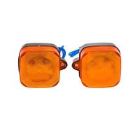 RTSMD Motorcycle Turn Indicator Signal Lamp Lens Light For Minitrail CT70 CT110 Express II NA50 NC50 XL80S For CB125S 1980 Waterproof Indicators(2 PCS)