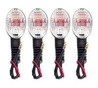 RTSMD Motorcycle Turn Signal Light Indicator Lamp For KAWASAKI KLX250 KLX300SM KLX230R EX250 For Ninja 250 VN650 KLR650 Waterproof Indicators(4 PCS)