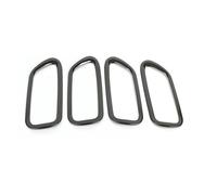 RTSMD Stainless Car Door Handle Cover Trim Sticker For Toyota For Corolla E210 2019-2024 Oil-electric Model Decoration Accessories Interior Trim(Black)