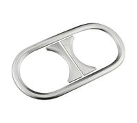 RTSMD Stainless Steel Car Rear Seat Water Cup Cover Decoration Sticker Trim For VW For T-roc For Troc 2018-2023 Interior Accessories Interior Trim