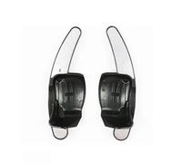 RTSMD Steering Wheel Shift Paddle For VW CC For Tiguan For Golf 6 MK6 For GTI For Polo For Seat R36 R Extended Shifter Cover Trim Paddles Interior Trim(Silver)