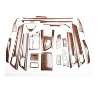 RTSMD Wooden Color Interior Steering Wheel Window Lift Gear Panel Air Vent For Toyota For Corolla 2014-2018 Car Styling Accessories Interior Trim(Color 1)