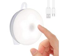 RTSU Baby Night Light for Kids, Rechargeable Bedside Nursery Lamp for Breastfeeding, Dimmable LED Cupboard Closet Cabinet Light, Stick on Touch Night Light with Brightness Memory