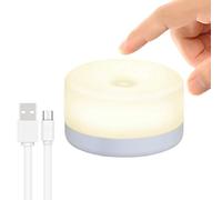 RTSU Baby Night Light, Rechargeable Mini Touch Light, Wireless LED Night Lights for Kids, Portable Bedside Lamp for Breastfeeding, Dimmable Nursery Lamp