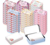 Rtteri 60 Pcs Prayer Boxes with Cards to Write on Prayer Request Box Christian Inspirational Gift for Church Women Easter Nativity First Communion Religious Favors (Bright Floral)