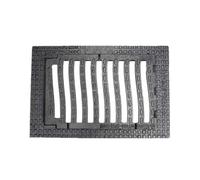 RTTZBOZ Outdoor Rectangle Drain Grate Cover, Ductile Iron Sewer Cover Plate Grid Prevent Blockages, for Garden, Patio, Garage, Yard