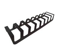 RTTZBOZ Tile Display Rack, Floor Standing Plate Stand, Small Easels for Display, Double Side Tile Board Holder Rack for Retail Stores(Black,3.1cm/1.2in)