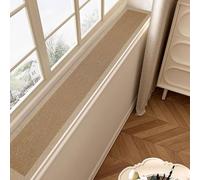 RTTZBOZ Window Sill Mat for Cats, Narrow Window Sill Protector Pad, Non-Slip Cotton and Linen Surface, for Bay Windows and Balconies(Brown,20x150cm/8x59in)