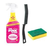 RTUK Pink Stuff Multipurpose Miracle Cleaning Spray (850ml) Trigger Grease Stains thick Cleansing Bathroom Foam Gel Cleaner Spray Grime Shine - Includes 1 Cleaning Sponge (1)
