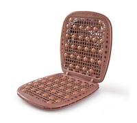Rtuopk Massage Seat Cushion Cooling Pad with Ventilated Mesh Massage Beads Sturdy Universal Fit Breathable pad aids and Reduces, Brown, Thickened Double-Layer Massage Ball Set