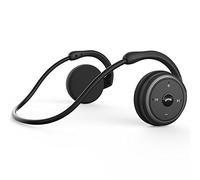 RTUSIA Small Bluetooth Headphones Wrap Around Head - Sports Wireless Headset with Built in Microphone and Crystal-Clear Sound, Foldable and Carried in The Purse, and 12-Hour Battery Life, Black