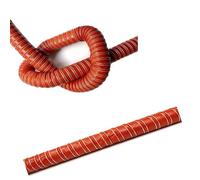 RTVGNSZSJL 2" 3" 4" 5" 6" Heat Resistant Automotive Silicone Flexible Brake Cooling Air Ducting Induction Intake Pipe Hose, Dryer Vent Hose Orange(45mm,10m(32.8ft))