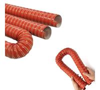 RTVGNSZSJL 3" 4" 6" 8" ID Automotive Silicone Flexible Air Ducting Duct Hosing 3/4in-12in Flexible Exhaust Hose for Dryer Vent/Car Heaters/Generator(1m(3.3ft),51mm)