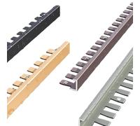 RTVGNSZSJL 36" 40" 48" Bendable Transition Strips For Floor C Molding Floor Edging Trim Strip 2/3pcs Floor Gap Connecting Strips For Wood To Tile, Wood To Laminate(Black,1.8 * 100cm/40"(2p))