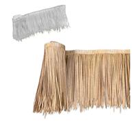 RTVGNSZSJL Artificial Thatch Grass Roof 6.5ft 10ft 16ft Palm Thatch Runner Roll Mexican Style Tiki Bar Roof Thatch for Garden Patio Fence Decoration(Spotted Yellow,0.5x5m/1.6x16.4ft)
