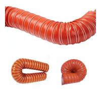 RTVGNSZSJL Flexible Duct Hose 12" 10" 8" 7" 6" 5" 4" 3" 2" 1" Automotive Silicone Flexible Brake Cooling Air Ducting Induction Intake Pipe Hose 43 76 102mm(10m(32.8ft),180mm)