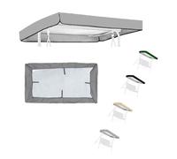 RTVGNSZSJL Porch Swing Canopy 75''x 47'' 84''x 48'' Patio Swing Canopy Replacement Top Waterproof Sunshade For Outdoor Garden Courtyard(Gray,83x48x9in)