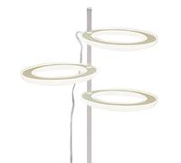 RTWAY LED Grow Light, USB Angel Ring Lamp Indoor Hydroponics Plants Flower Succulents Grow Lamps Plant Grow Light with Acrylic Supporter for Plants Growth, Three Head, Yellow