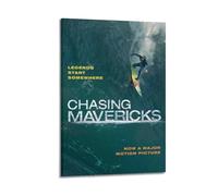 RTWEGRYRHKK Chasing Mavericks1 Canvas Posters Aesthetic Wall Art Decorative Painting Poster Decor Vintage Canvas for Living Room Bed Room 24x36inch(60x90cm) Frame-style