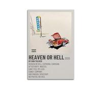 RTWEGRYRHKK Don Toliver Heaven Or Hell Canvas Posters Aesthetic Wall Art Decorative Painting Poster Decor Vintage Canvas for Living Room Bed Room 12x18inch(30x45cm) Unframe-style