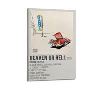 RTWEGRYRHKK Don Toliver Heaven Or Hell Canvas Posters Aesthetic Wall Art Decorative Painting Poster Decor Vintage Canvas for Living Room Bed Room 16x24inch(40x60cm) Frame-style