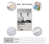 RTWEGRYRHKK Happiness - HURTS Canvas Posters Aesthetic Wall Art Decorative Painting Poster Decor Vintage Canvas for Living Room Bed Room 24x36inch(60x90cm) Unframe-style