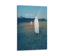 RTWEGRYRHKK Phoebe Bridgers Album Cover Stranger in The Alps Canvas Posters Aesthetic Wall Art Decorative Painting Poster Decor Vintage Canvas for Living Room Bed Room 08x12inch(20x30cm) Frame-style