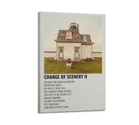 RTWEGRYRHKK Quinn XCII Change of Scenery II Canvas Posters Aesthetic Wall Art Decorative Painting Poster Decor Vintage Canvas for Living Room Bed Room 12x18inch(30x45cm) Frame-style