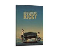 RTWEGRYRHKK Run with Me Ricky Canvas Posters Aesthetic Wall Art Decorative Painting Poster Decor Vintage Canvas for Living Room Bed Room 08x12inch(20x30cm) Frame-style
