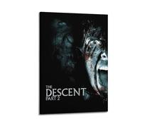 RTWEGRYRHKK The Descent Part 2 Canvas Posters Aesthetic Wall Art Decorative Painting Poster Decor Vintage Canvas for Living Room Bed Room 20x30inch(50x75cm) Frame-style