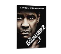 RTWEGRYRHKK The Equalizer 2（1） Canvas Posters Aesthetic Wall Art Decorative Painting Poster Decor Vintage Canvas for Living Room Bed Room 20x30inch(50x75cm) Frame-style