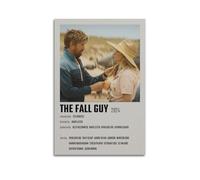 RTWEGRYRHKK The Fall Guy Canvas Posters Aesthetic Wall Art Decorative Painting Poster Decor Vintage Canvas for Living Room Bed Room 08x12inch(20x30cm) Unframe-style