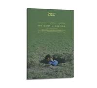 RTWEGRYRHKK The Quiet Migration Canvas Posters Aesthetic Wall Art Decorative Painting Poster Decor Vintage Canvas for Living Room Bed Room 16x24inch(40x60cm) Frame-style