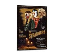 RTWEGRYRHKK The Strangers Canvas Posters Aesthetic Wall Art Decorative Painting Poster Decor Vintage Canvas for Living Room Bed Room 08x12inch(20x30cm) Frame-style