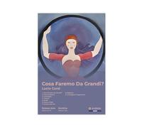 RTWXYK Lucio Corsi Art Poster Music Album Cosa Faremo Da Grandi Cover Tracklist Stylish Singer Fans Gift Rap Room Decor Canvas Poster Bedroom Decor Landscape Office Room Decor Gift 12x18inch(30x45cm)