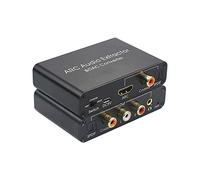 Rtxbvg 192KHz ARC Audio Adapter Audio Extractor Digital Audio Converter an Analog SPDIF Coaxial Connector Output 3.5mm