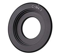 Rtxbvg Black C Mount Lens for Micro-4/3 Adapter E-P1 E-P2 E-P3 G1 Gf1 Gh1 G2 Gf2 Gh2 G3 Gf3 C- / 3
