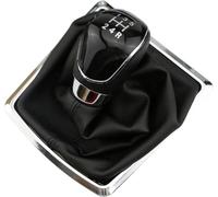 RTYBCDE Gear Shifter Knob Gaiter, for Ford Focus 2 MK2 2004-2012 MT Parts 5 6 Speed Manual Gears Knob Gear Head Shift Knob with Pu Leather Boot
