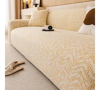 RTYHN Slipcover Sets Jacquard Waves Pattern,Thick Soft,for All Seasons