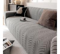 RTYHN Warm Velvet Sofa Slipcovers for Living Room High Stretch Couch Covers Washable Protector for Pet 1-Piece Universal Sofa Covers