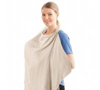 Rtyuio Khaki Muslin Nursing Cover for Babies, Adjustable Strap, Soft & Breathable, Ideal as a Nursing Scarf / Nursing Apron for Car Seats & On the Go